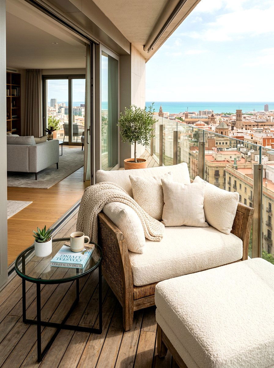 Oversized Comfy Balcony Chair - 30 balcony lounge chair ideas