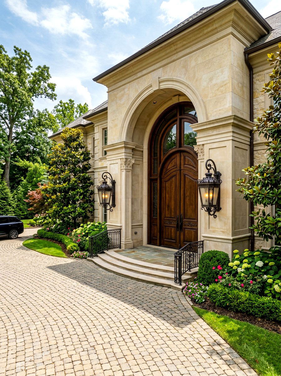 Oversized Entryway Lantern - 30 porch lantern ideas