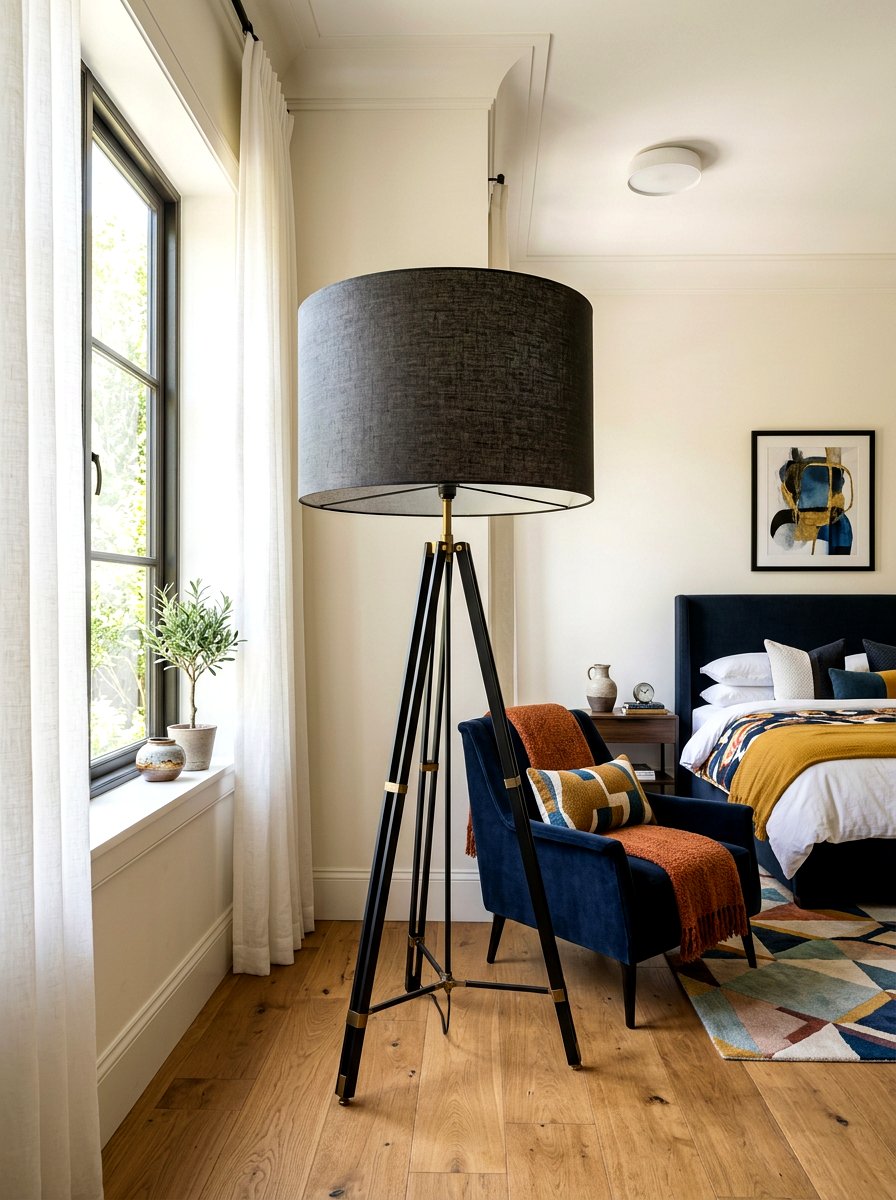 Oversized Floor Lamp - 30 floor lamp bedroom corner ideas