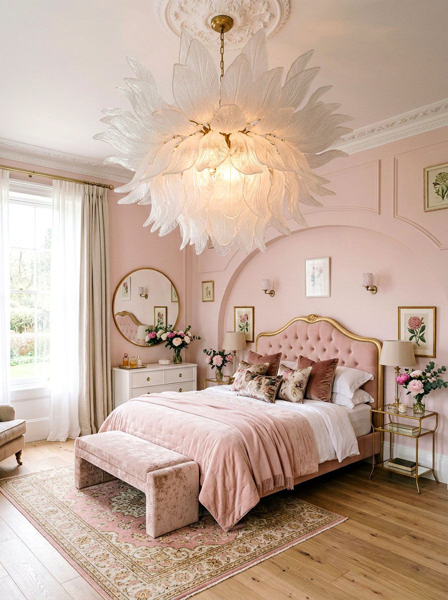 Oversized Floral Petal Light - 30 statement chandelier ideas
