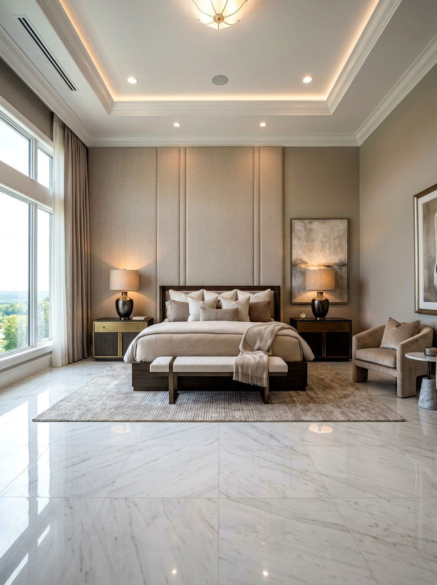 Oversized Headboard Platform Bed - 30 platform bed ideas