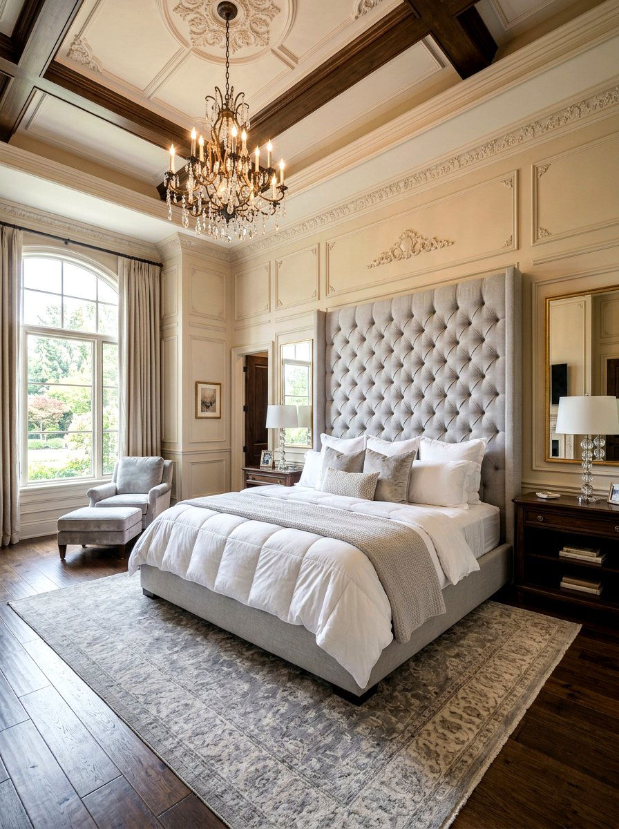 Oversized Headboard - 30 Nancy Meyers bedroom ideas