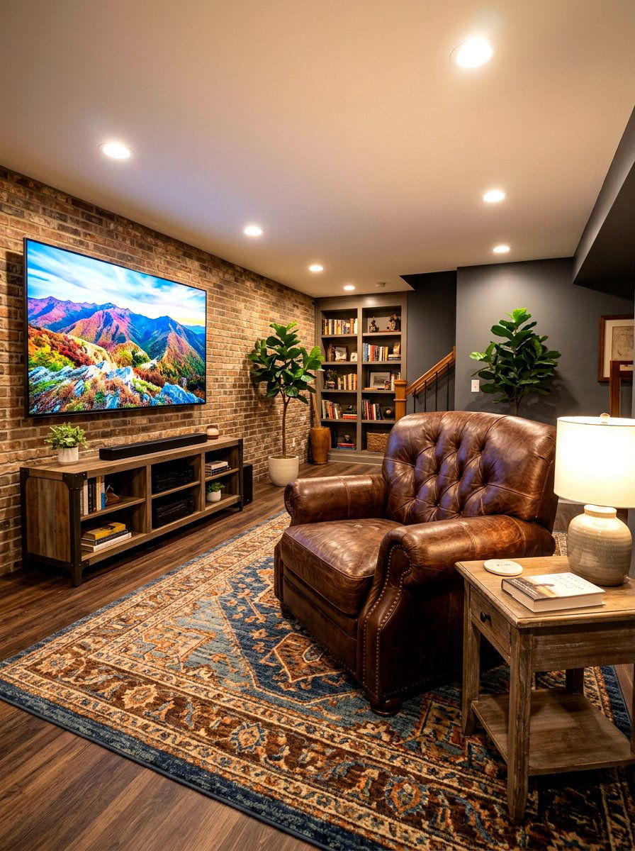 Oversized Leather Chair Basement - 30 leather accent chair ideas