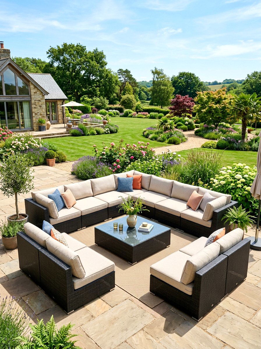 Oversized Modular Outdoor Sectional - 30 modular outdoor seating ideas