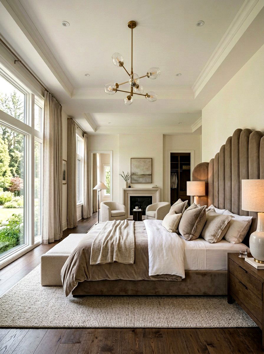 Oversized Scalloped Headboard - 30 scalloped headboard ideas