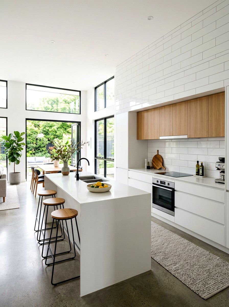Oversized Subway Tile Kitchen - 30 subway tile kitchen ideas