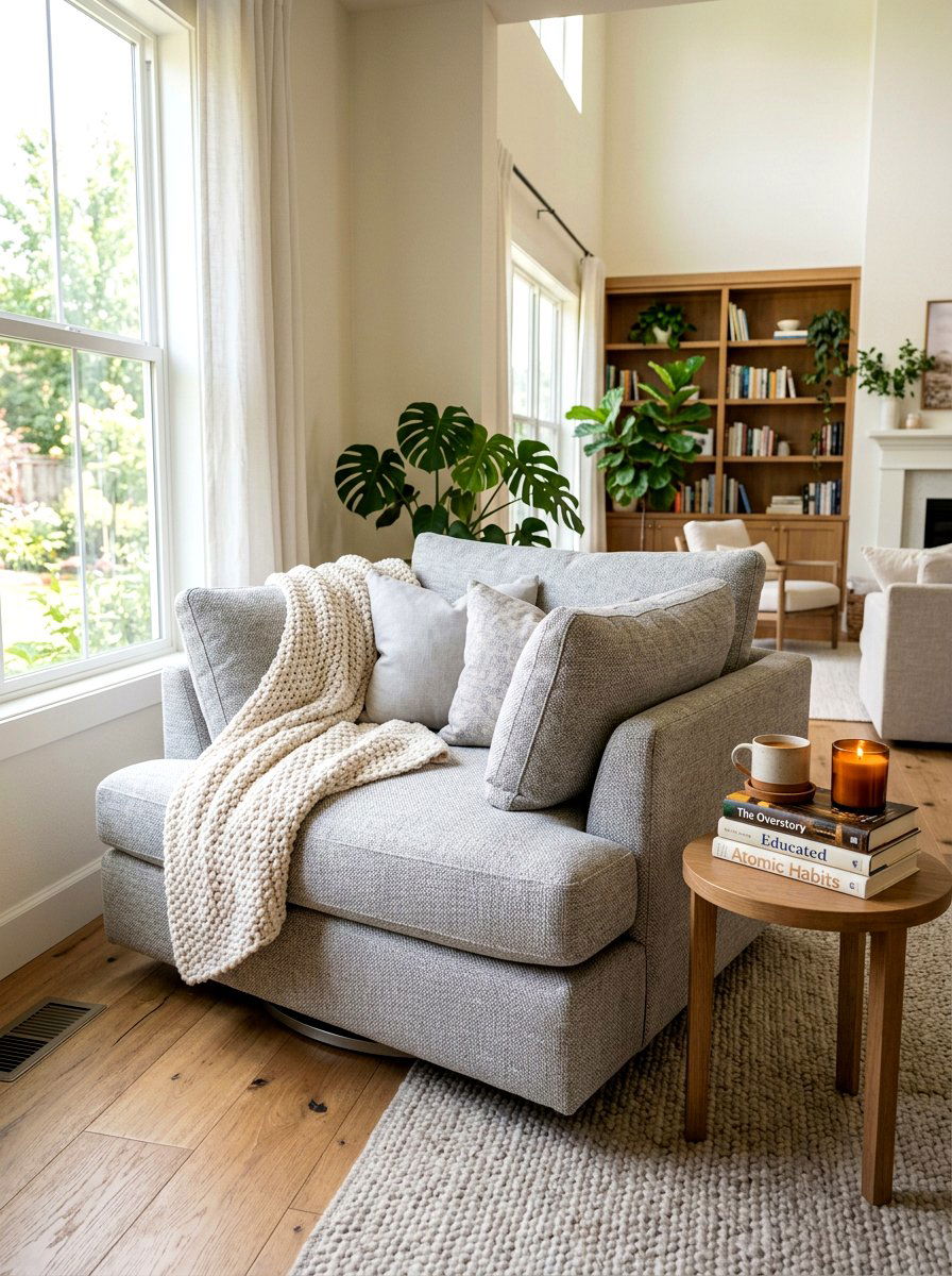 Oversized Swivel Chair Living Room - 30 swivel accent chair living room ideas