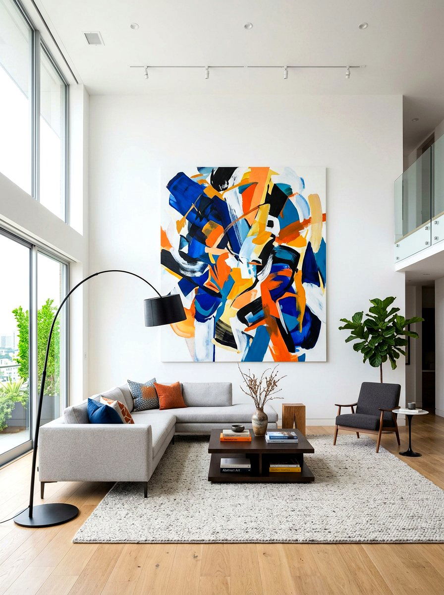 Oversized Wall Art - 30 eclectic home decor ideas