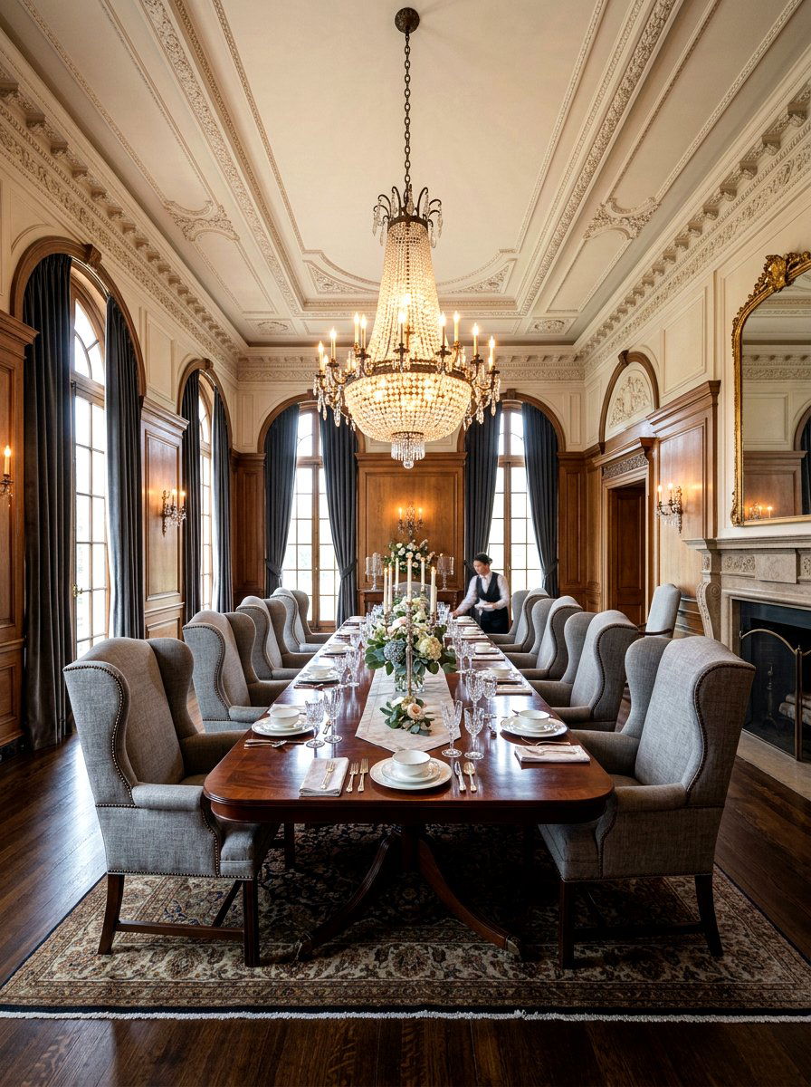 Oversized Wingback Chairs - 30 statement dining chairs ideas