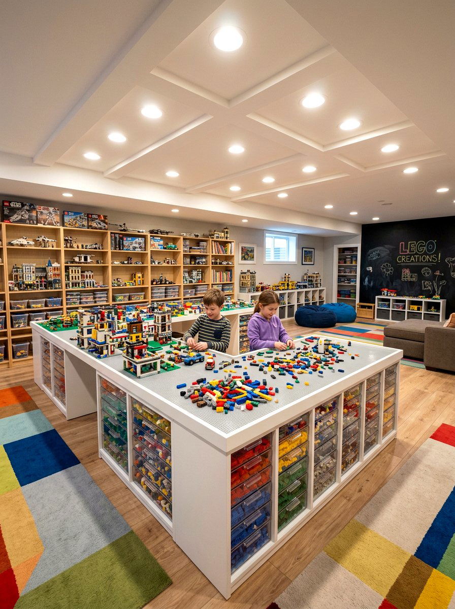 Oversized lego play table - 30 lego table ideas