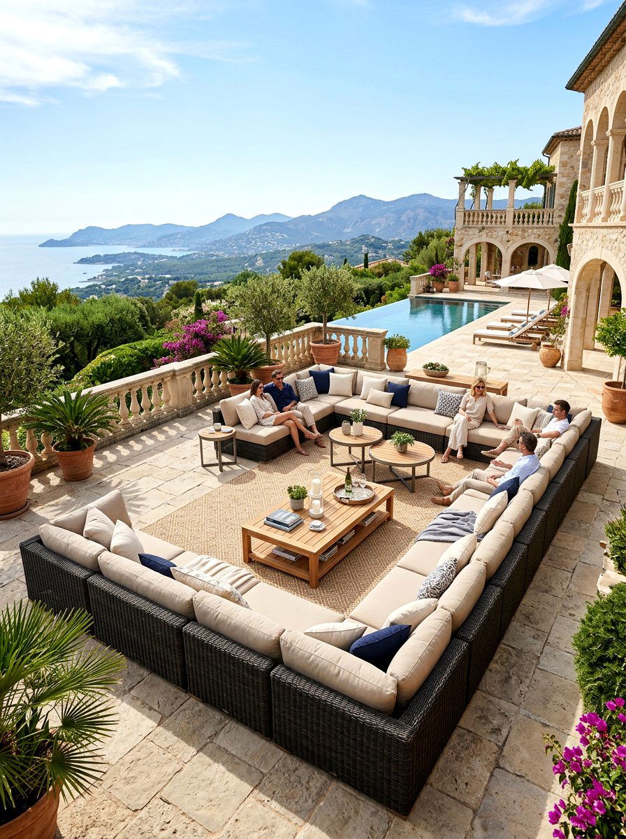 Oversized outdoor sectional - 30 modern patio sectional ideas