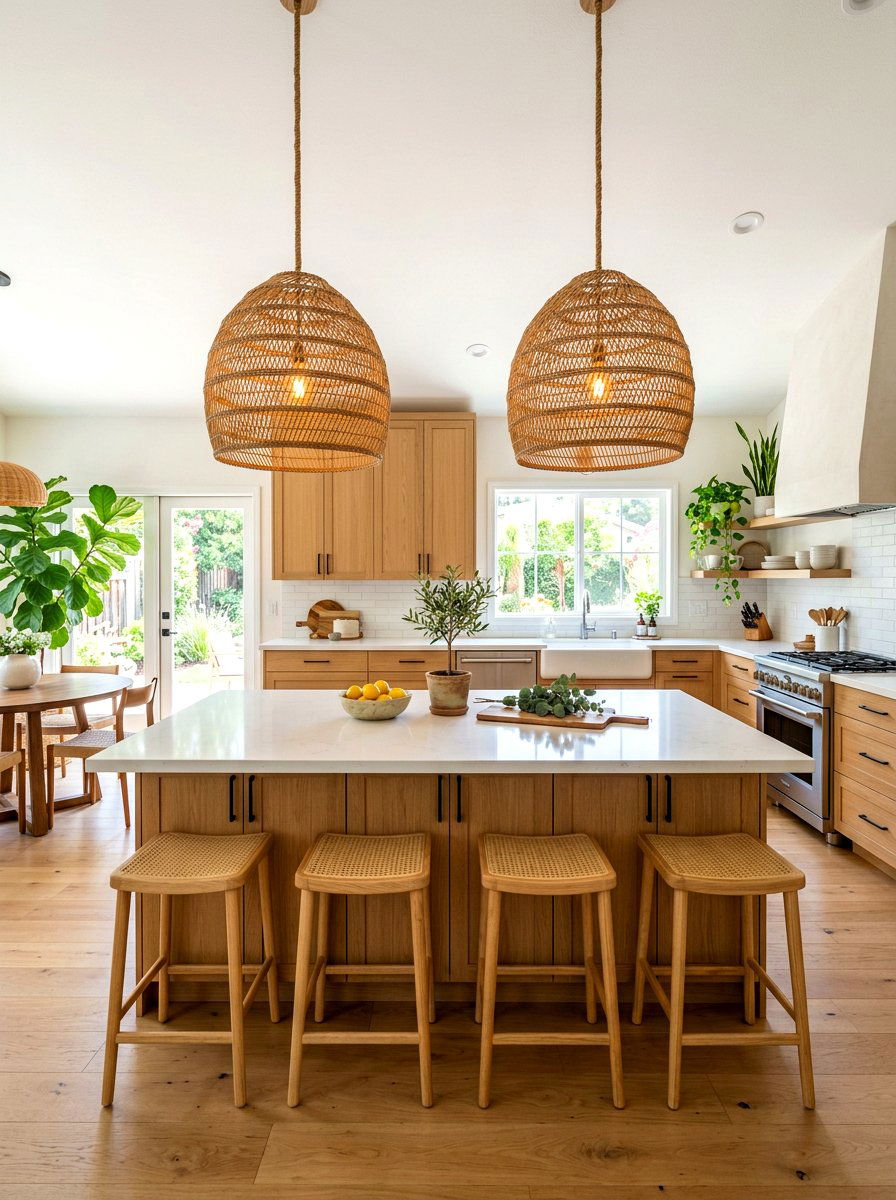 Oversized pendant light spacing - 30 island pendant spacing ideas