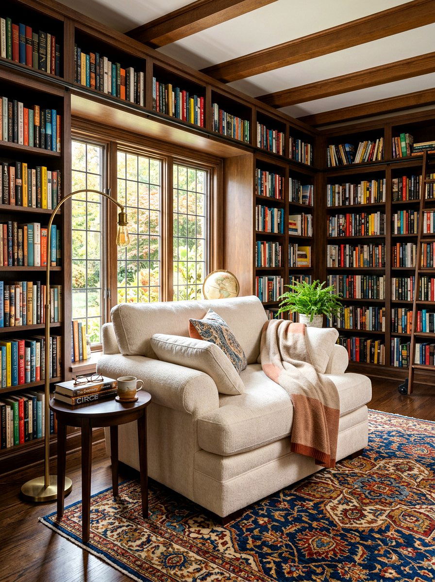 Oversized reading chair - 30 skirted chair ideas