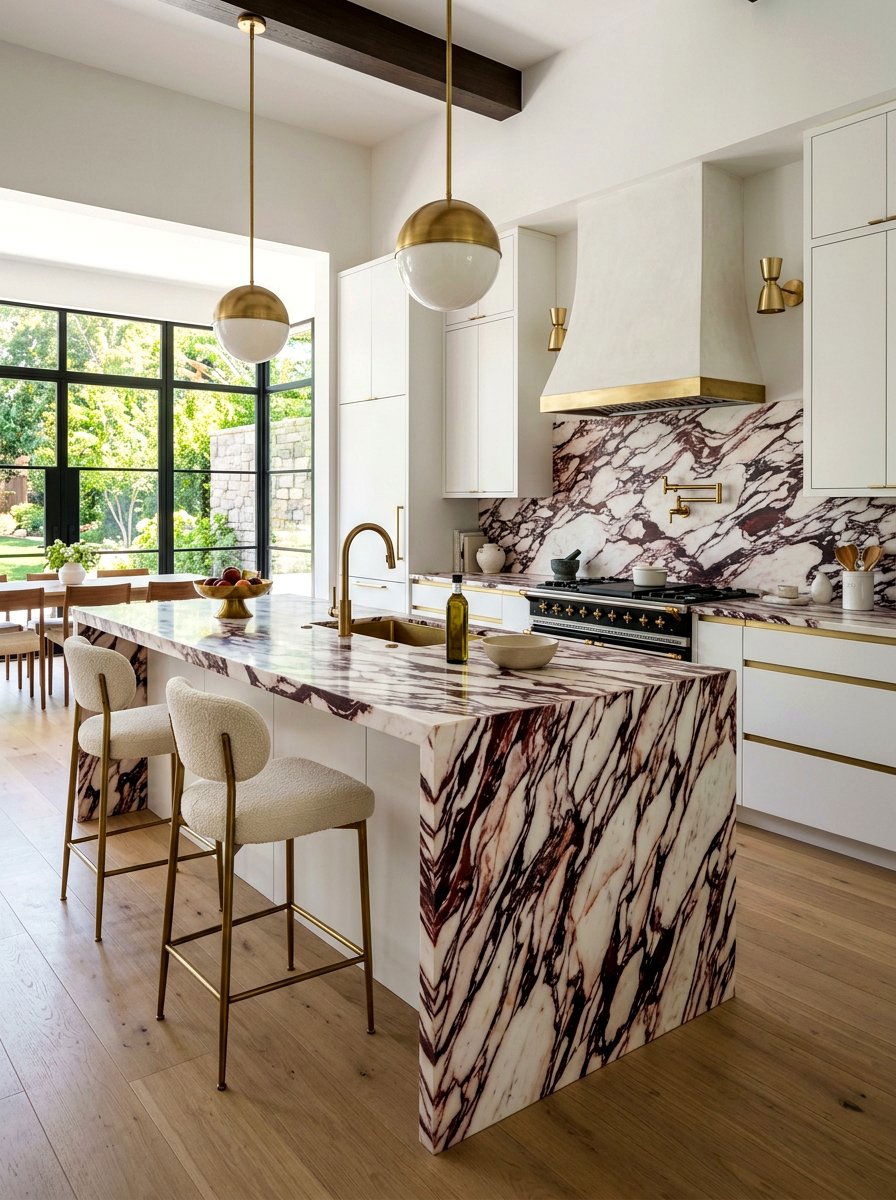 Oxblood Kitchen Marble - 30 oxblood kitchen ideas