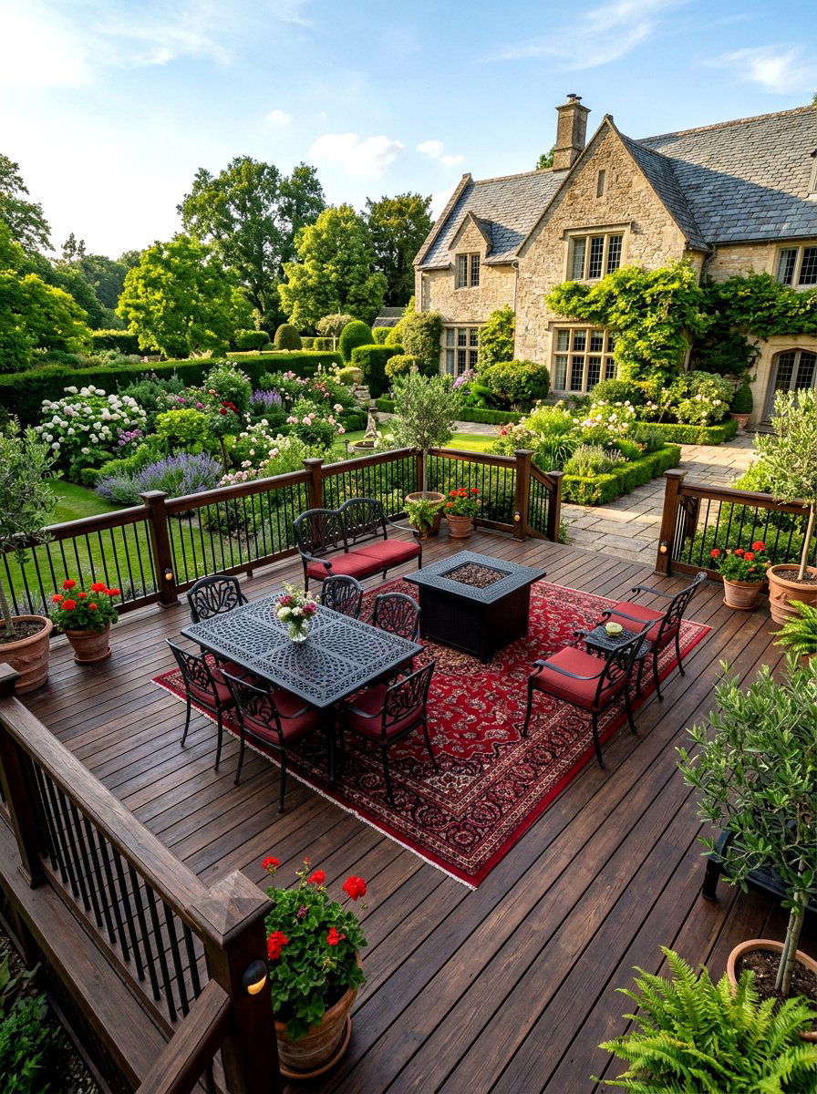 Oxford Brown Deck - 30 wood stain deck ideas
