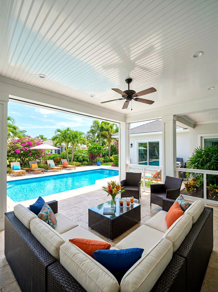 PVC Beadboard Porch Ceiling - 30 porch beadboard ceiling ideas