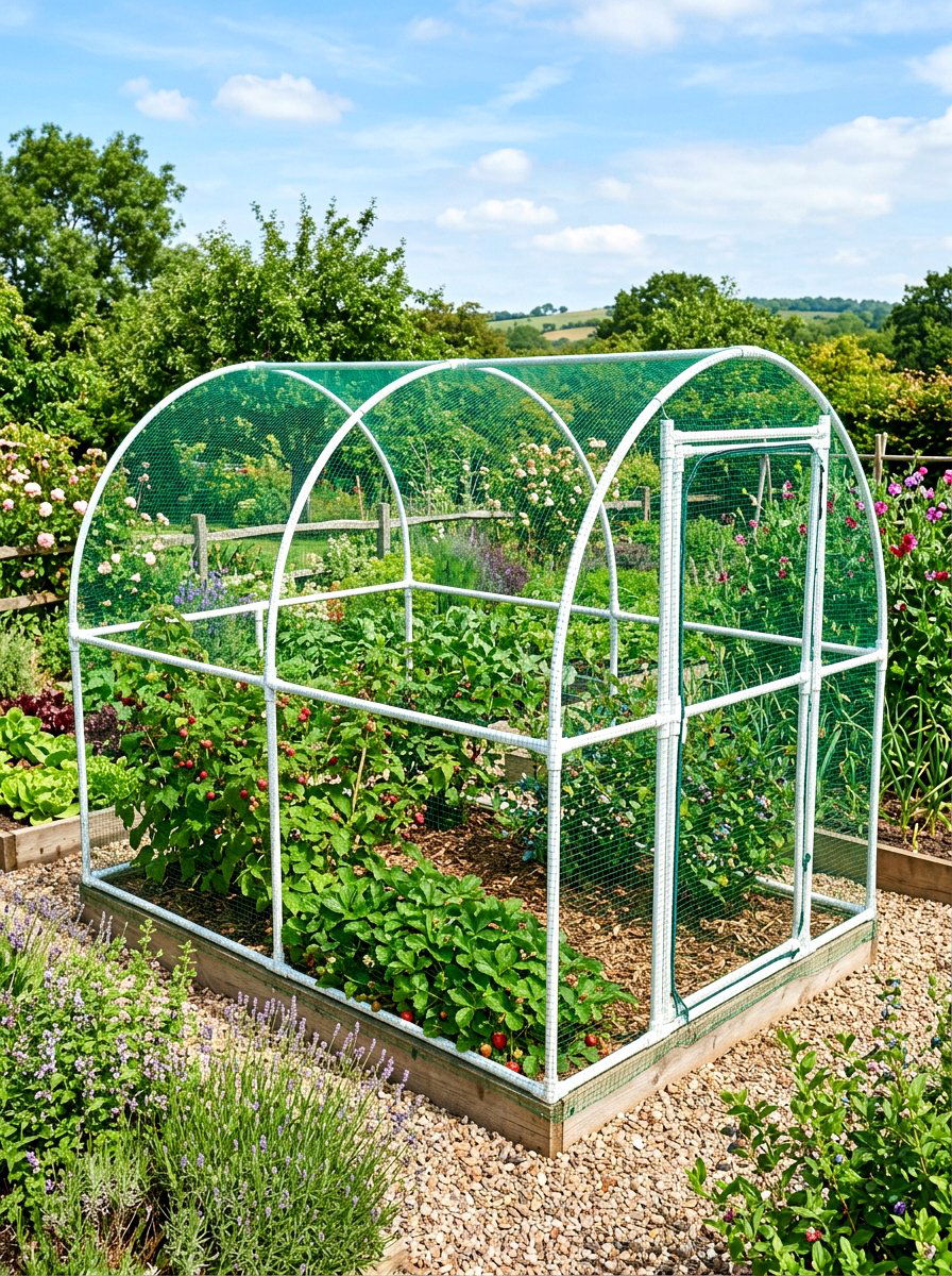 PVC Fruit Cage - 30 fruit cage ideas