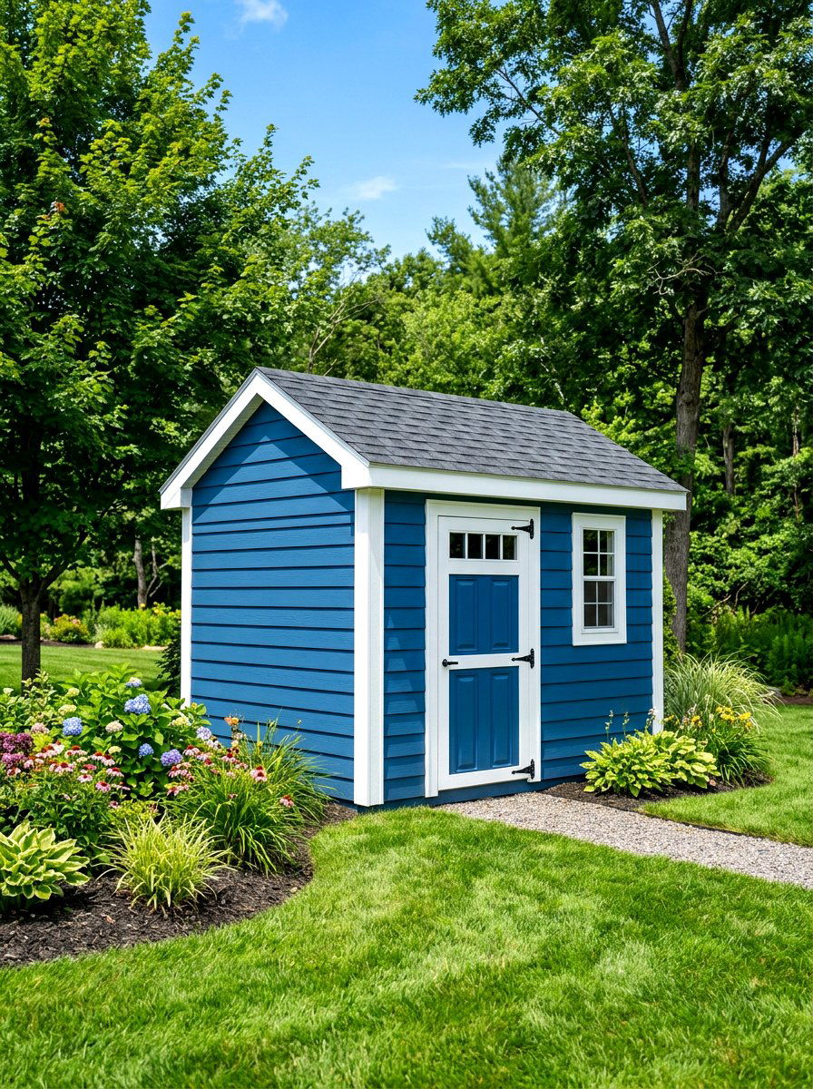 PVC Low Maintenance Trim - 30 shed window trim ideas