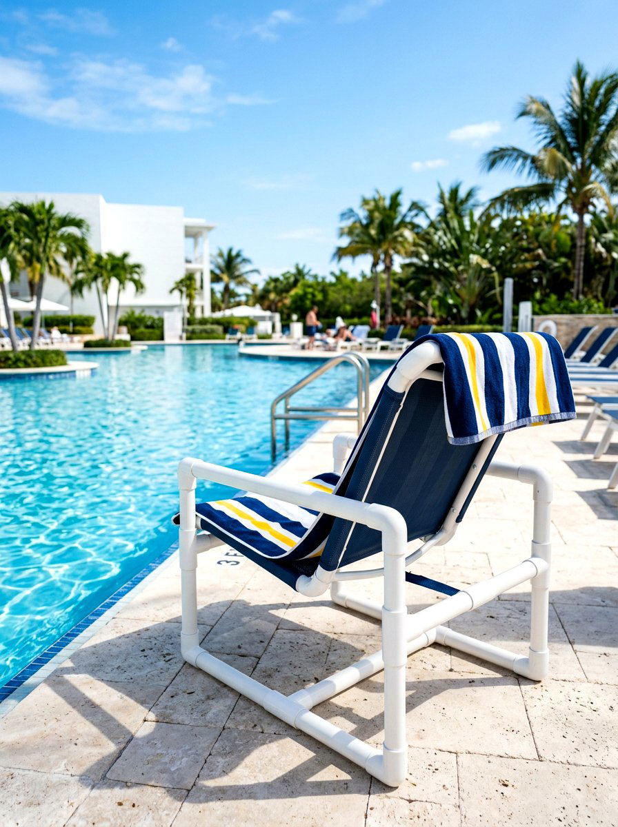 PVC Pipe Lounge Chair - 30 budget outdoor furniture ideas