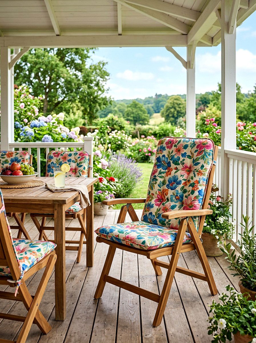 Padded Folding Patio Chair - 30 folding patio furniture ideas