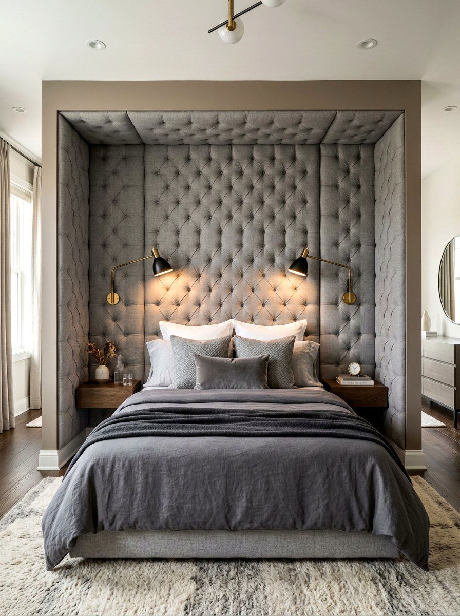 Padded Wall Bed Alcove - 30 bed nook alcove ideas