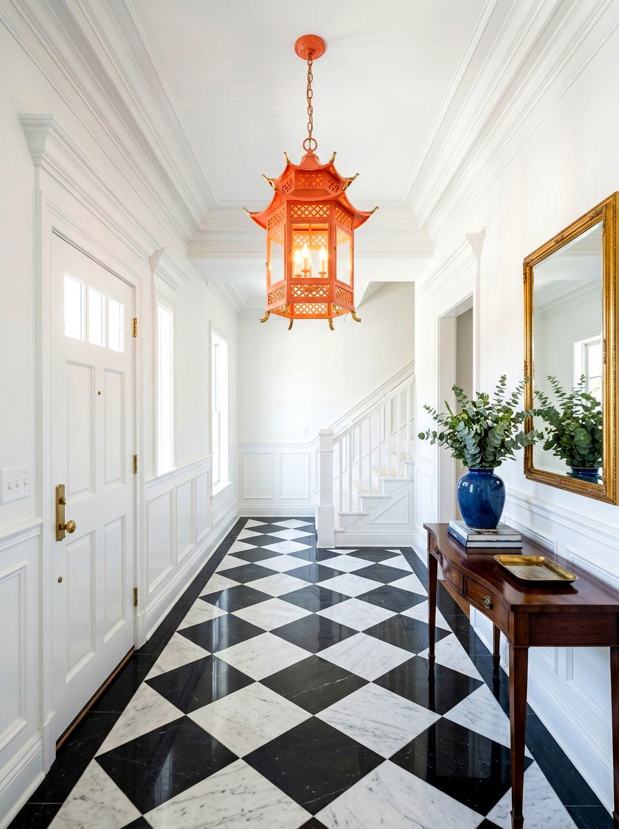 Pagoda Lantern Hanging Light - 30 southern prep decor ideas