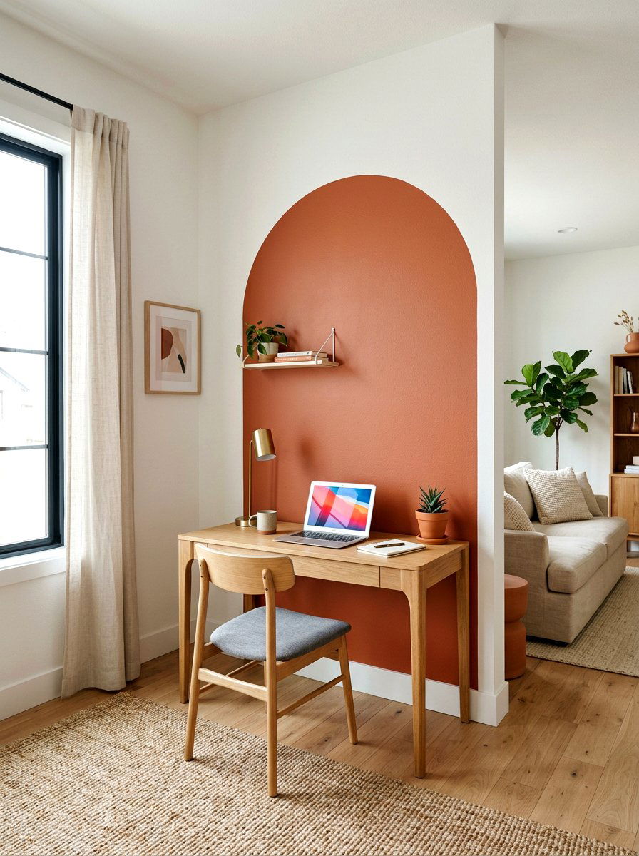 Painted Arched Room Divider - 30 arched room divider ideas