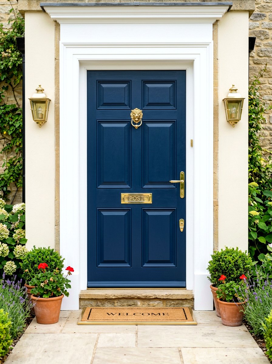 Painted Exterior Door - 30 low maintenance curb appeal ideas