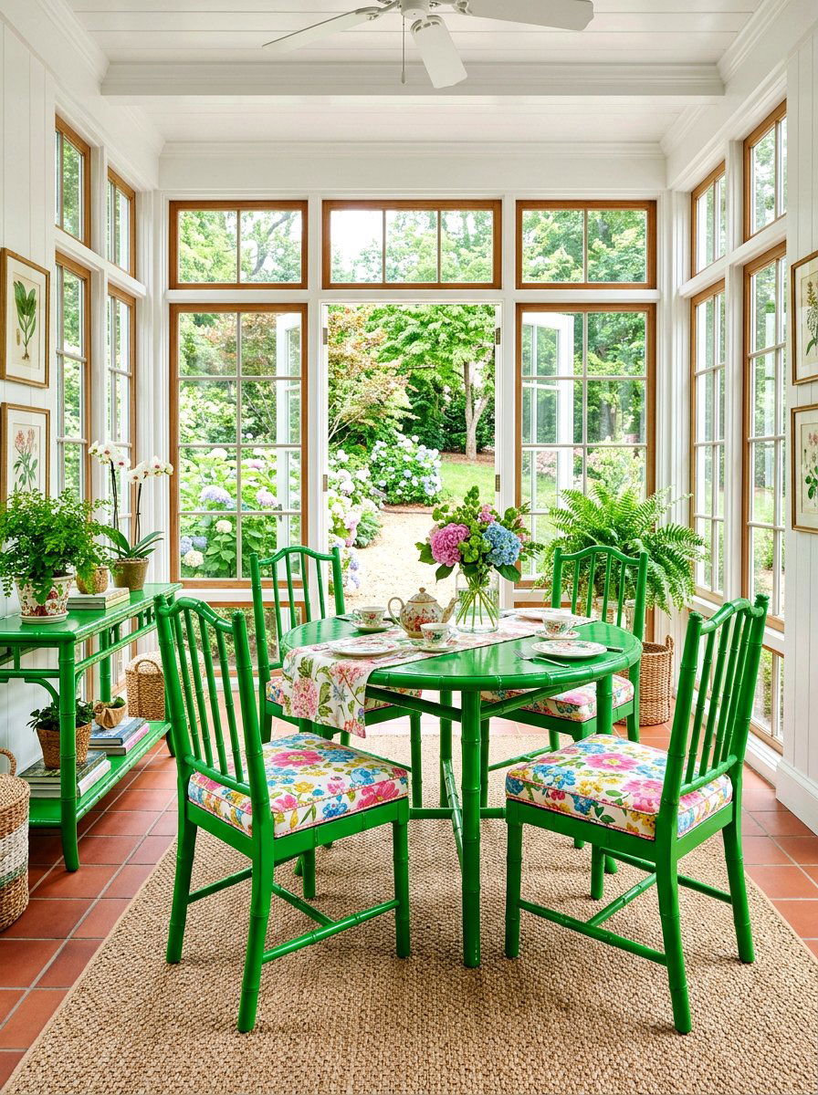 Painted Faux Bamboo - 30 grandmillennial decor ideas