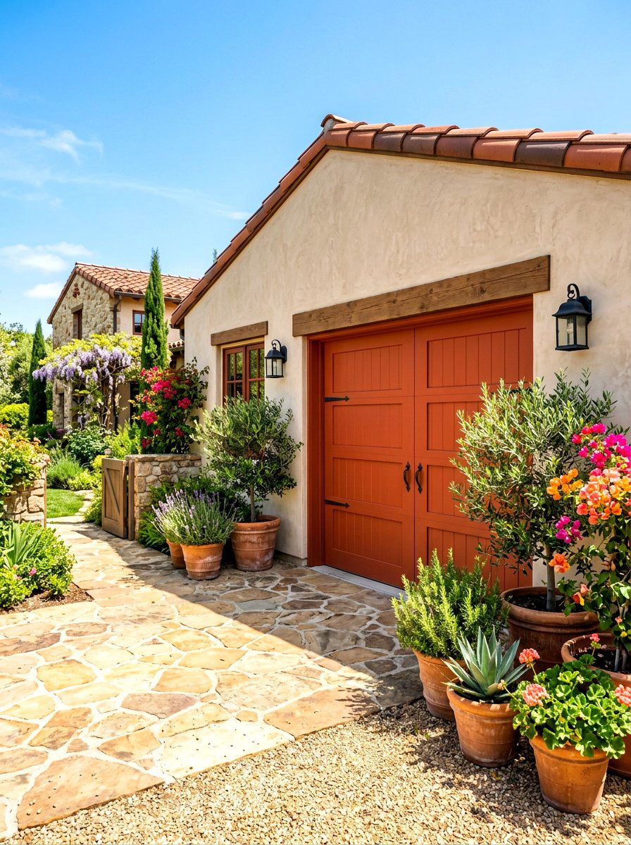 Painted Garage Door Colors - 30 detached garage curb appeal ideas