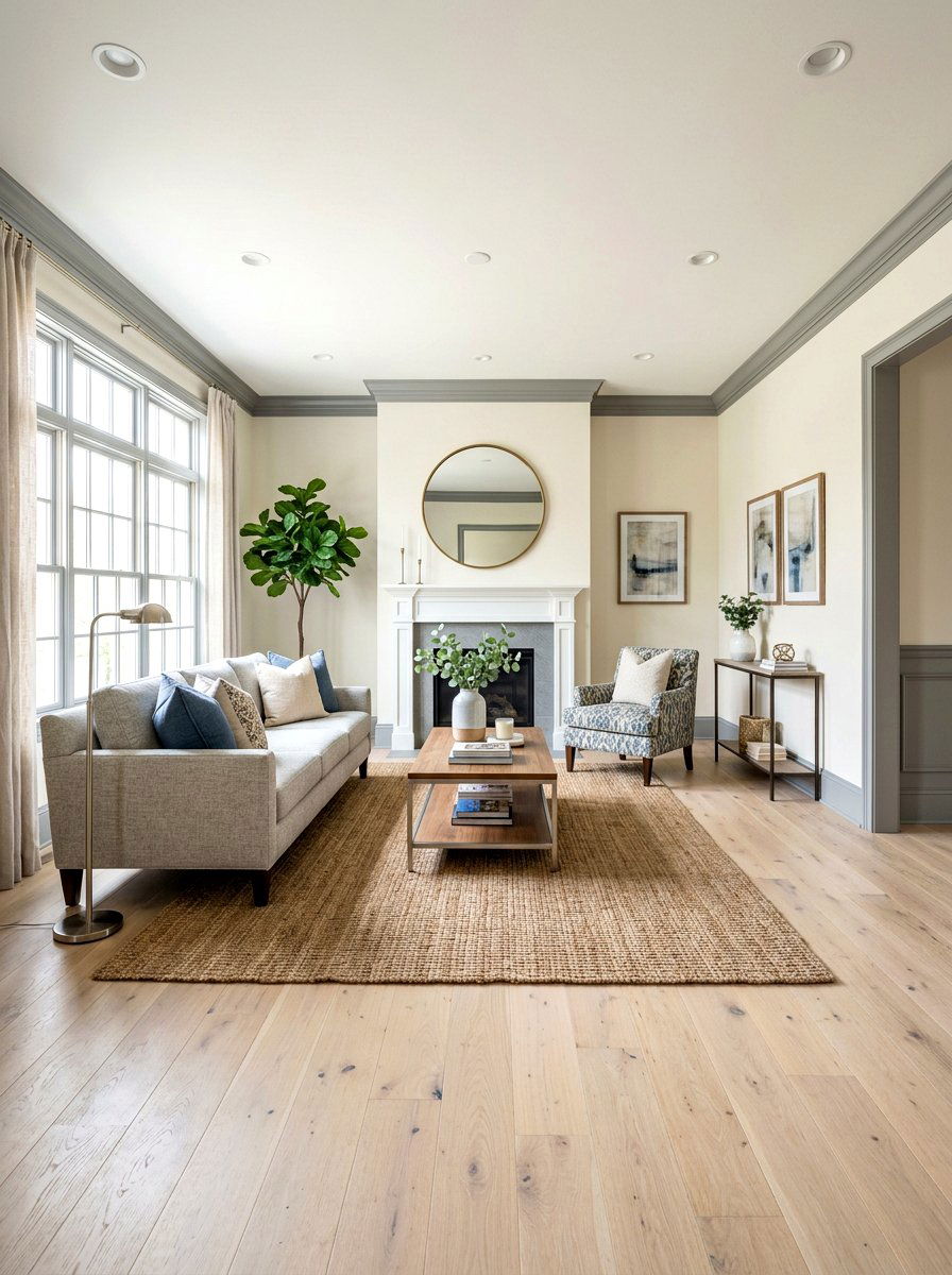 Painted Gray Baseboard - 30 baseboard trim ideas