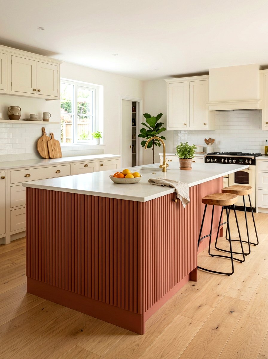 Painted Reeded Kitchen Island Finish - 30 reeded kitchen island ideas