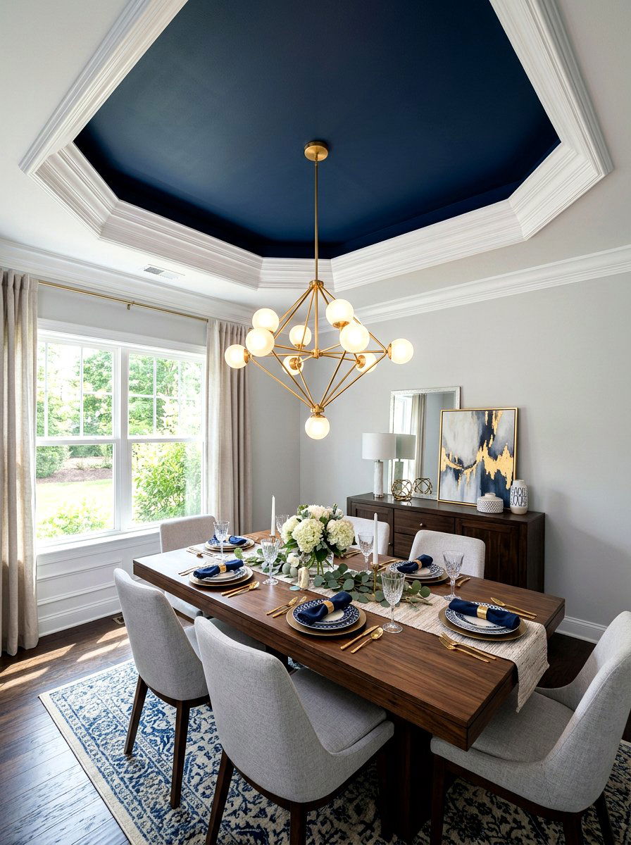 Painted Tray Ceiling Accent - 30 tray ceiling ideas