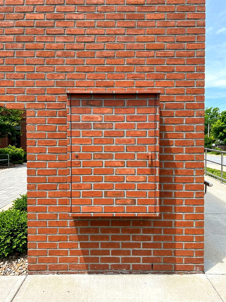 Painted Utility Box Camouflage - 30 utility box cover ideas