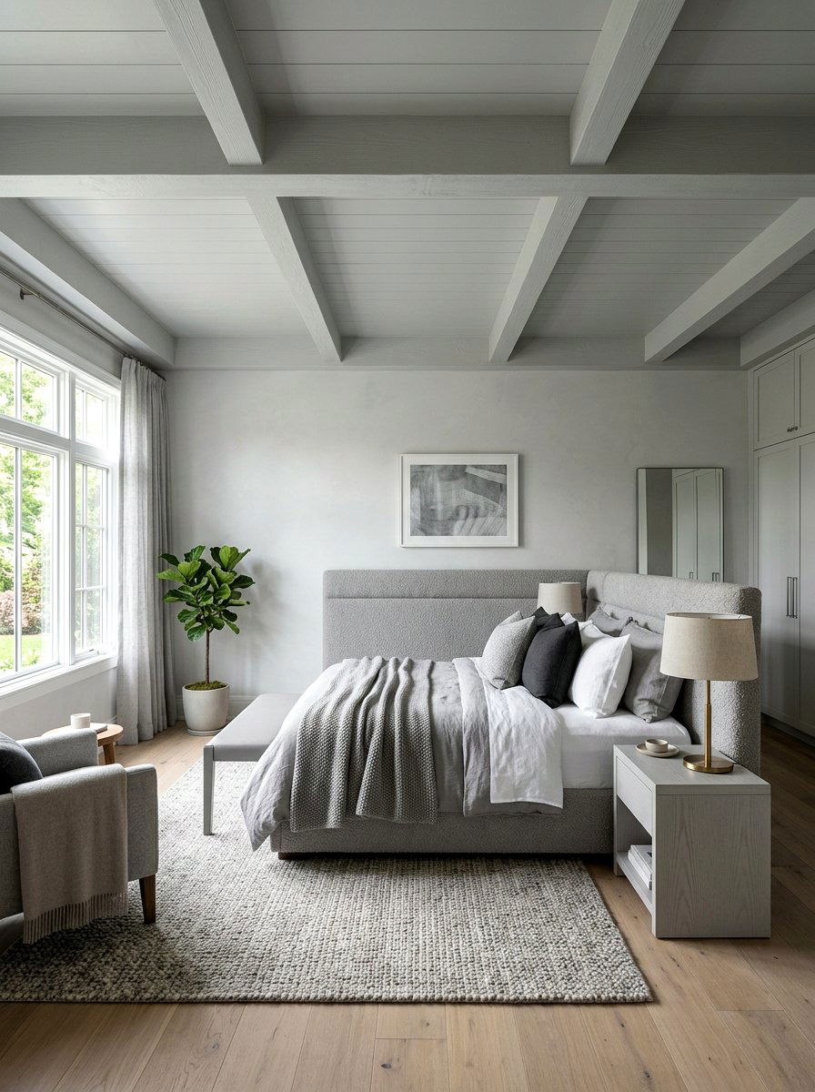 Painted Wood Ceiling Beam - 30 wood beam ceiling ideas