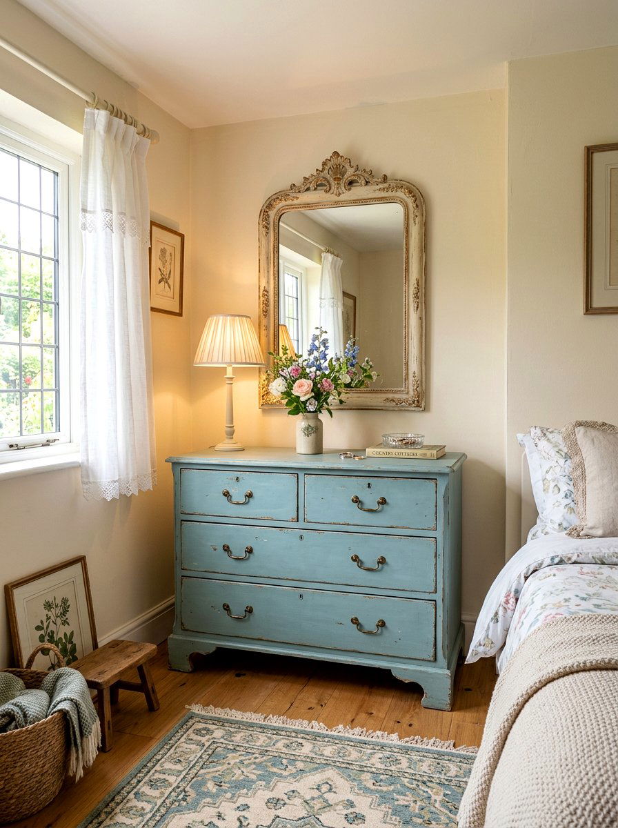 Painted Wood Furniture - 30 cottage home decor ideas