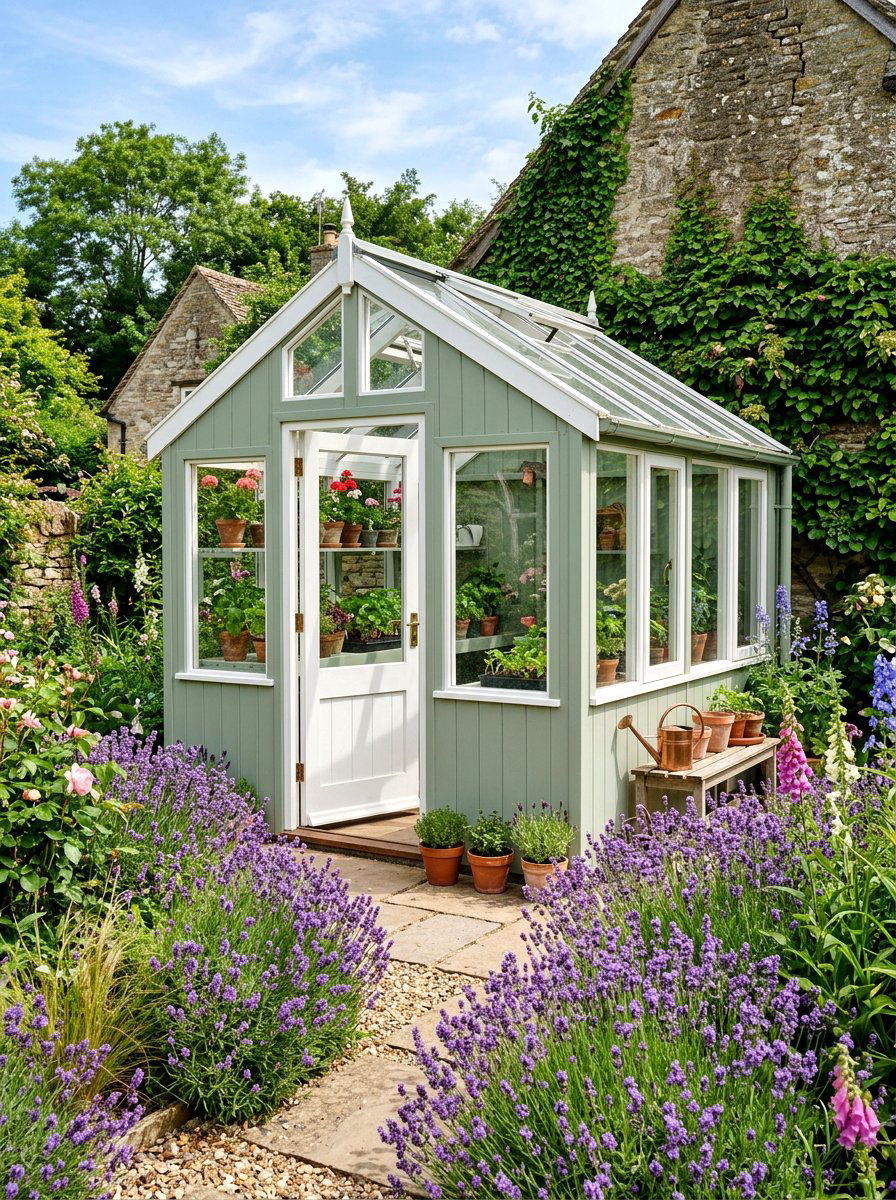 Painted Wood Lean To Greenhouse - 30 lean to greenhouse ideas
