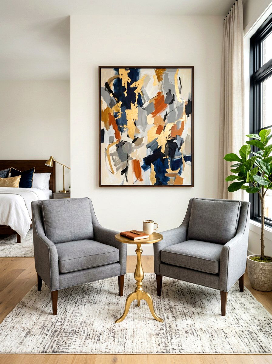 Pair Of Armchairs - 30 bedroom sitting area ideas