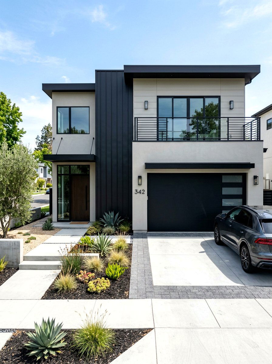 Pale Greige Exterior - 30 soft white exterior ideas