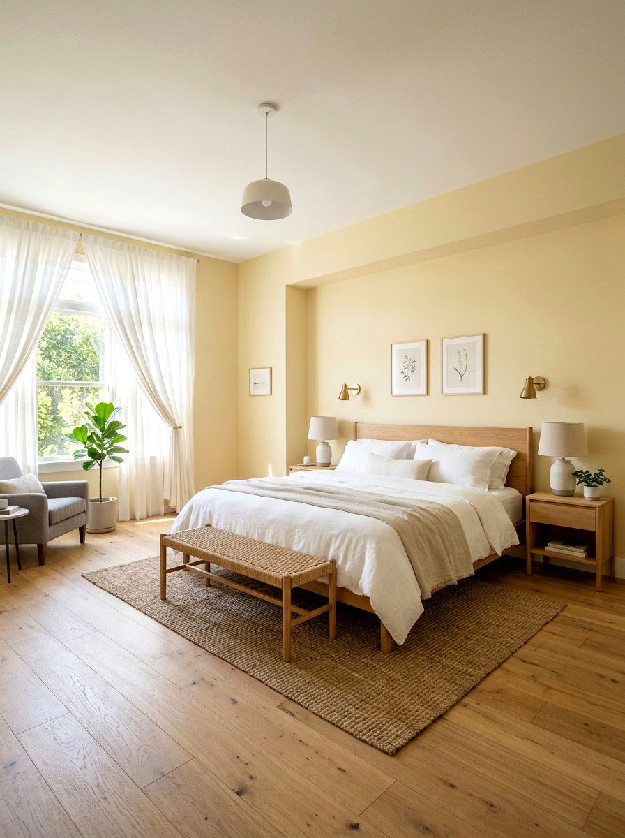 Pale Yellow Bedroom Walls - 30 soft yellow bedroom ideas