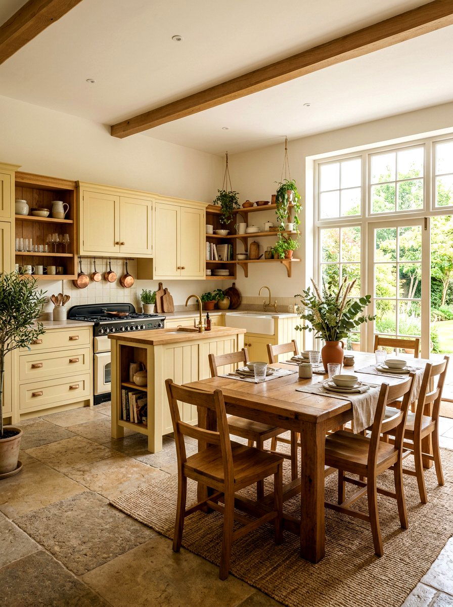 Pale Yellow Natural Wood - 30 muted yellow kitchen ideas