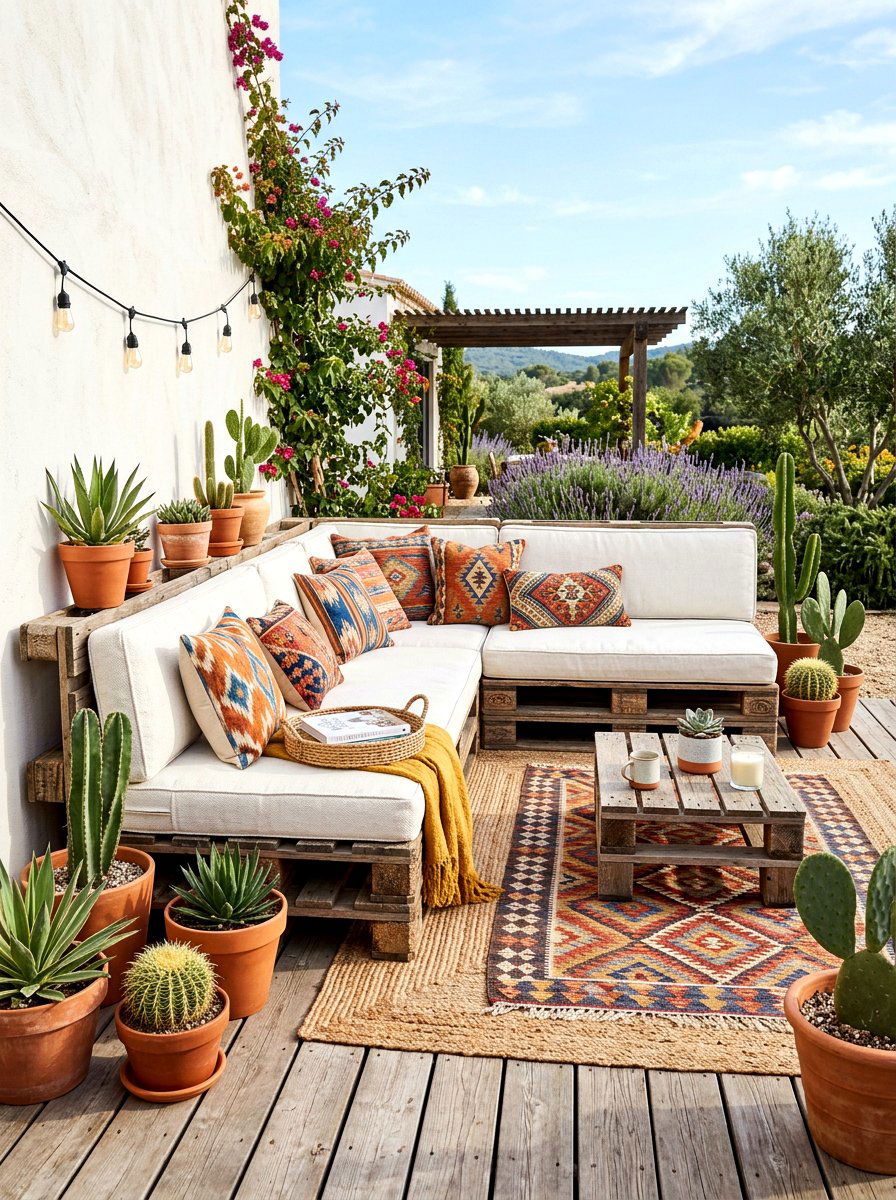 Pallet Furniture Set - 30 backyard furniture ideas