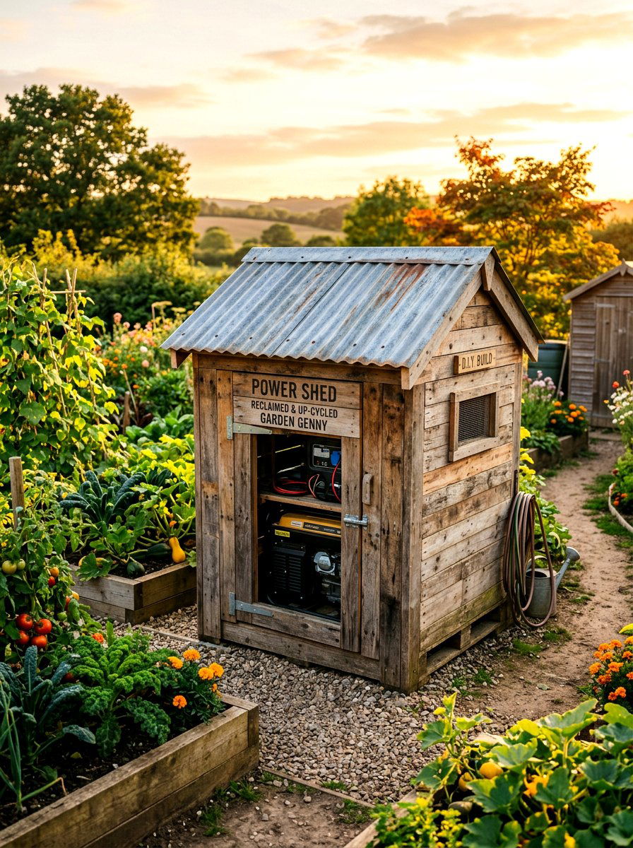 Pallet Generator Box - 30 generator enclosure ideas