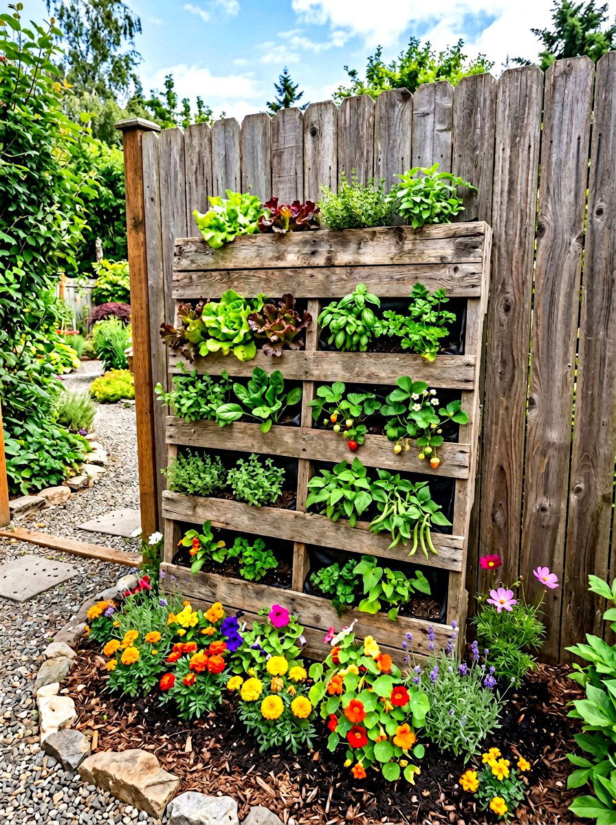Pallet Vegetable Garden - 30 organic vegetable garden ideas