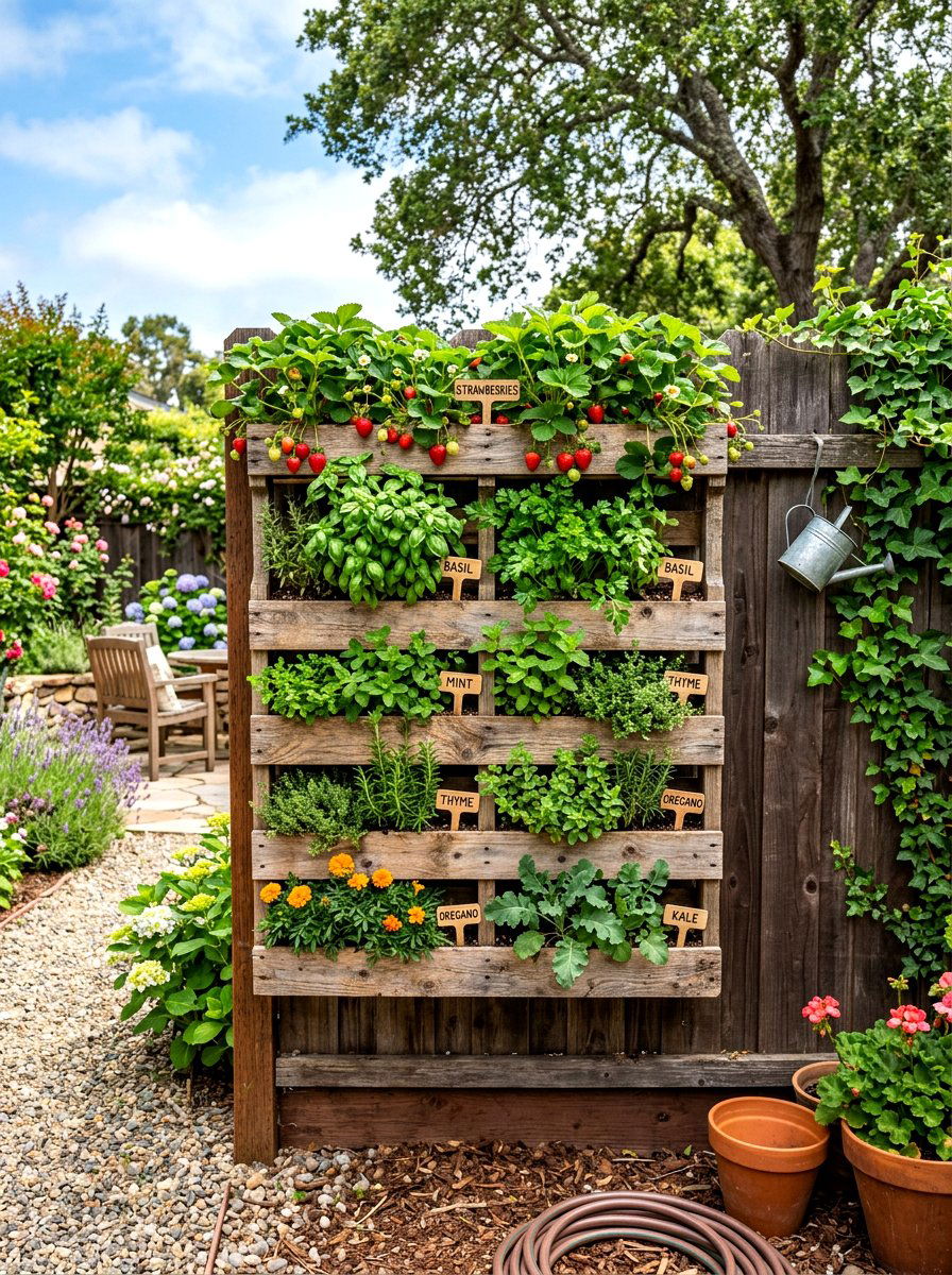 Pallet Vegetable Garden - 30 vegetable garden ideas