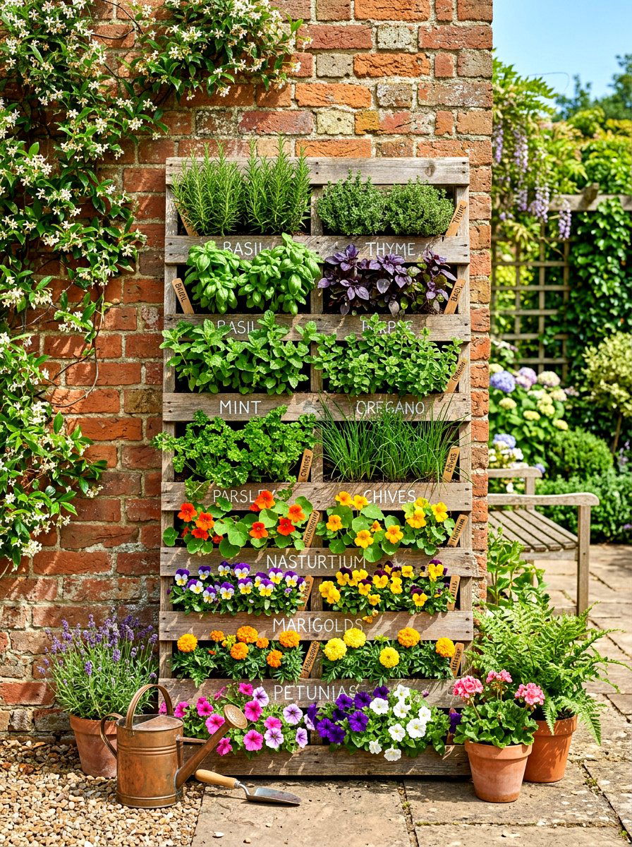 Pallet Vegetable Garden - 30 year round vegetable garden ideas