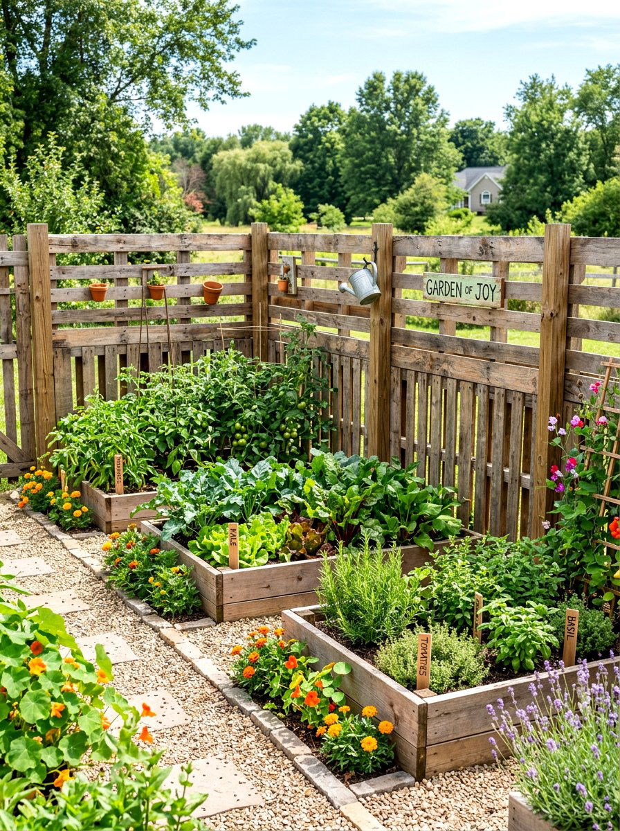 Pallet Wood Fence - 30 wooden fence ideas