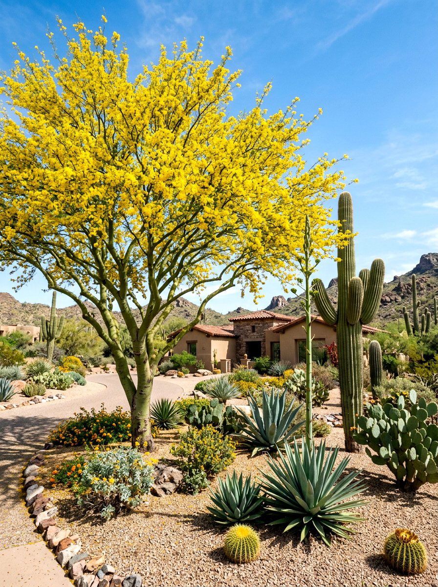 Palo Verde - 30 front yard tree ideas