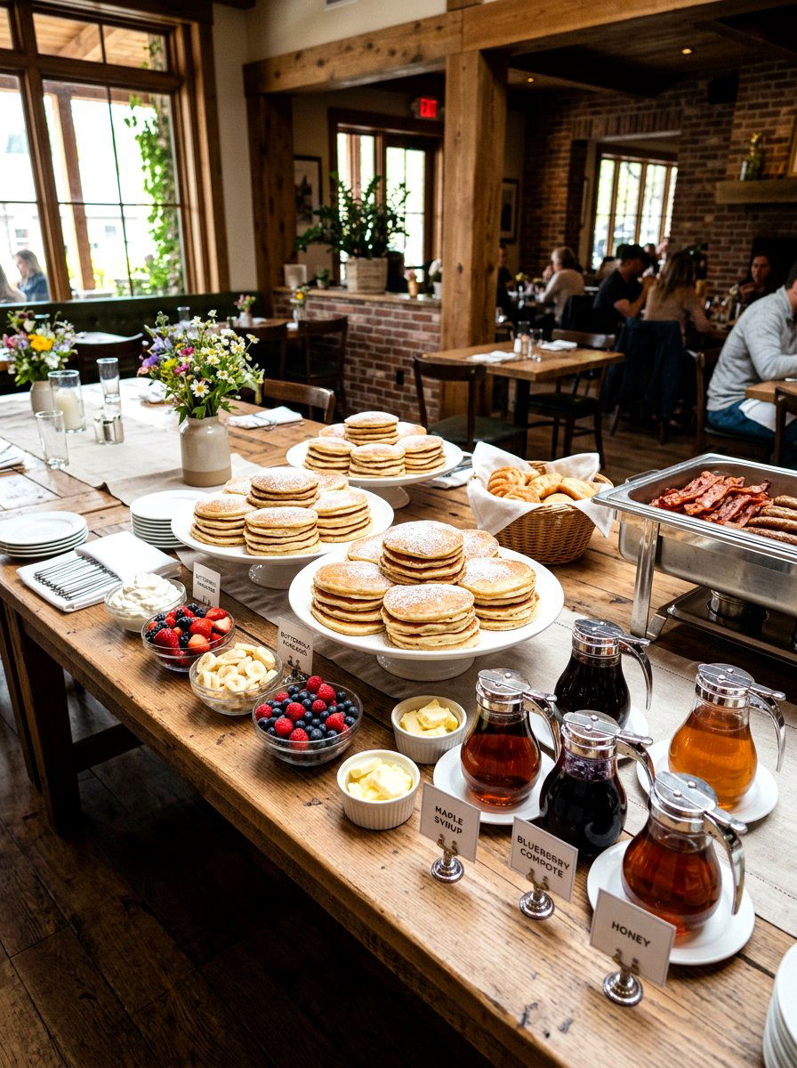 Pancake Breakfast Buffet - 30 breakfast buffet ideas