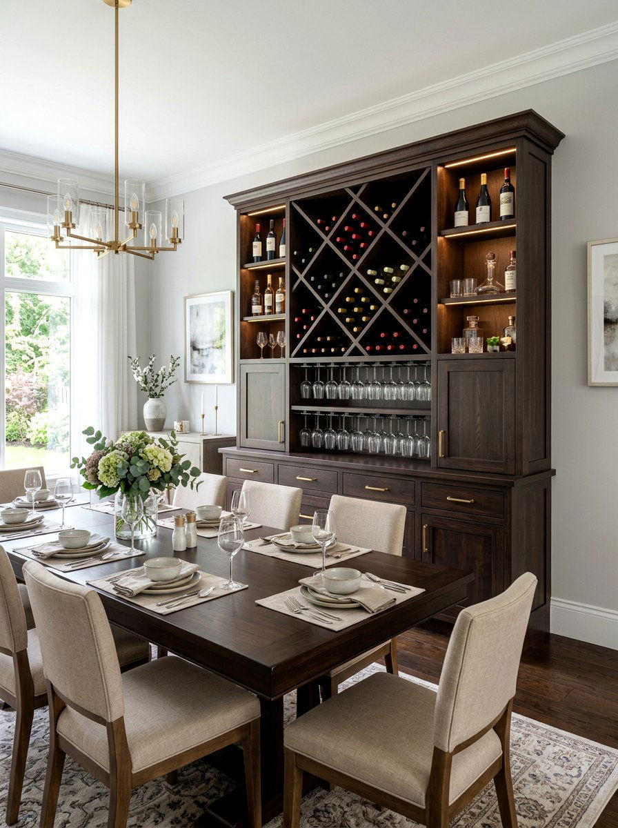 Pantry Cabinet With Wine Rack - 30 freestanding pantry cabinet ideas